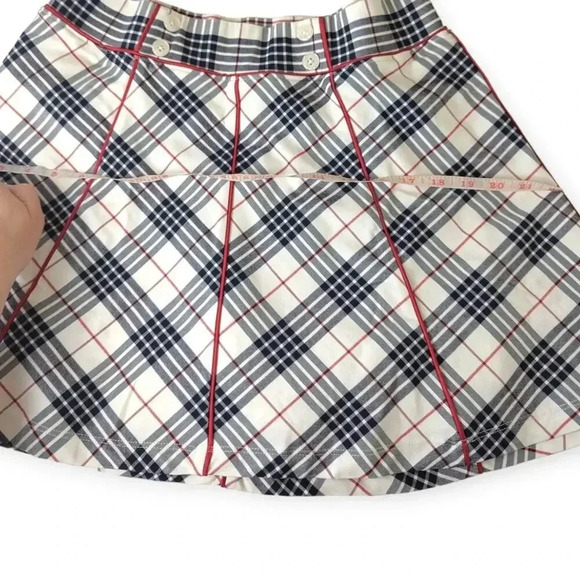 Tuckernuck Americana Plaid 15 Inch Woven Renee Golf Skirt Size Medium NWT - Picture 4 of 14